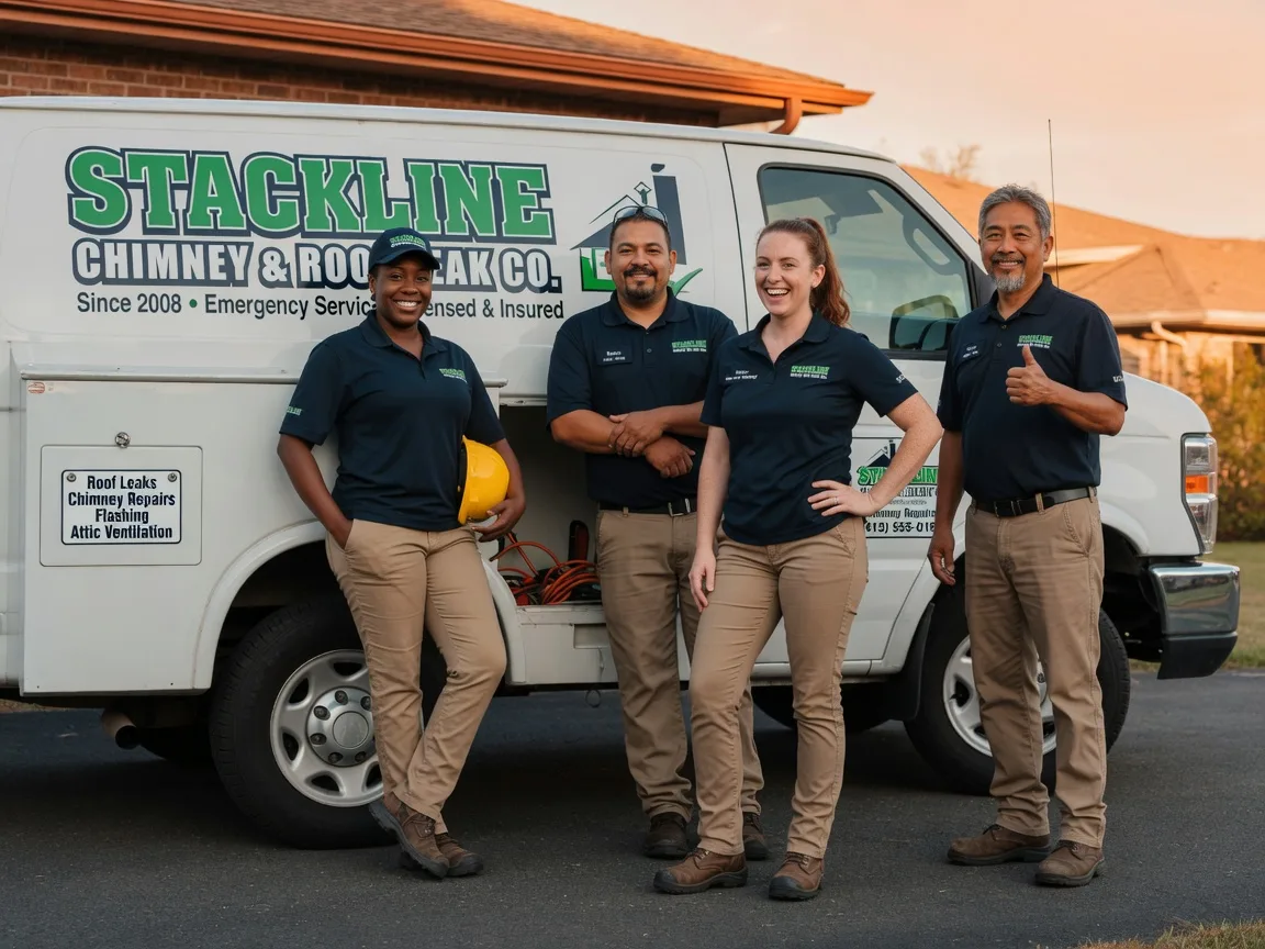 Chimney flashing repair company in Derby, KS